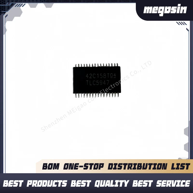 1~5pcs/lot TLC5947DAPR TLC5947 HTSSOP32 LED driver chip