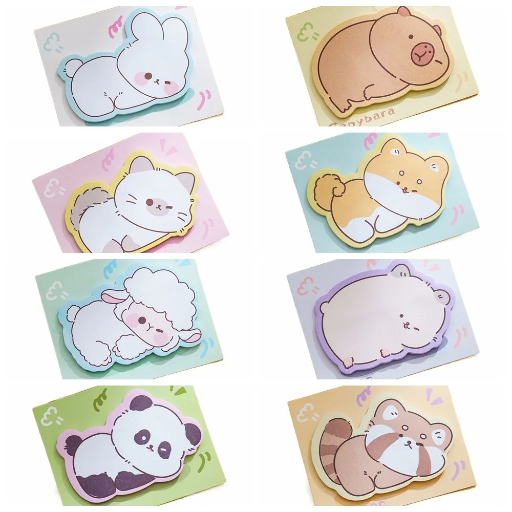 Memo Pad Animal Sticky Notes Memo Note Journaling Planner Animal Shape Note Paper Sticky N Times Note Pad Teen/Adult/ Girls