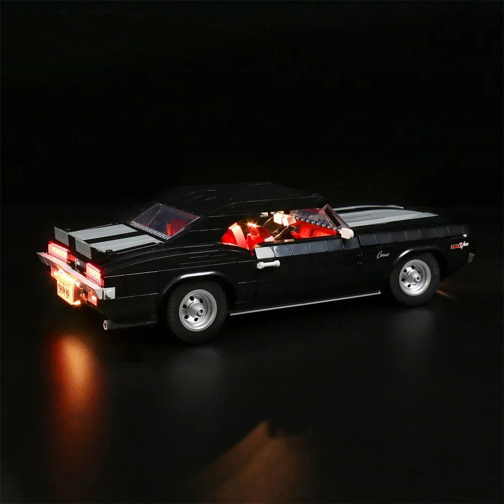 Technic Car 10304 Chevrolet Camaro Z/28 1969 Sports Racing Car Lighting Set Model Not Include Building Block(Only Led Light)