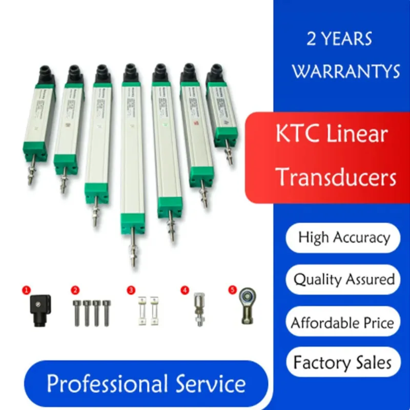 KTC 50-250mm Transducer Linear Displacement Scale Sensor Pull Rod Electronic Ruler Position LWH Potentiometer Injection Machine