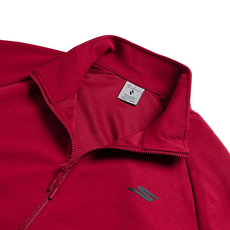 Skechers jas/jas gebreid huidvriendelijk zacht heren en dames gymsporten P225U135-00Gz