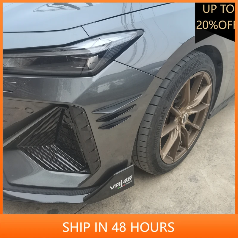 

NEW1 For Changan UNIV Side wind knife front face carbon fiber texture decorative frame car exterior accessories