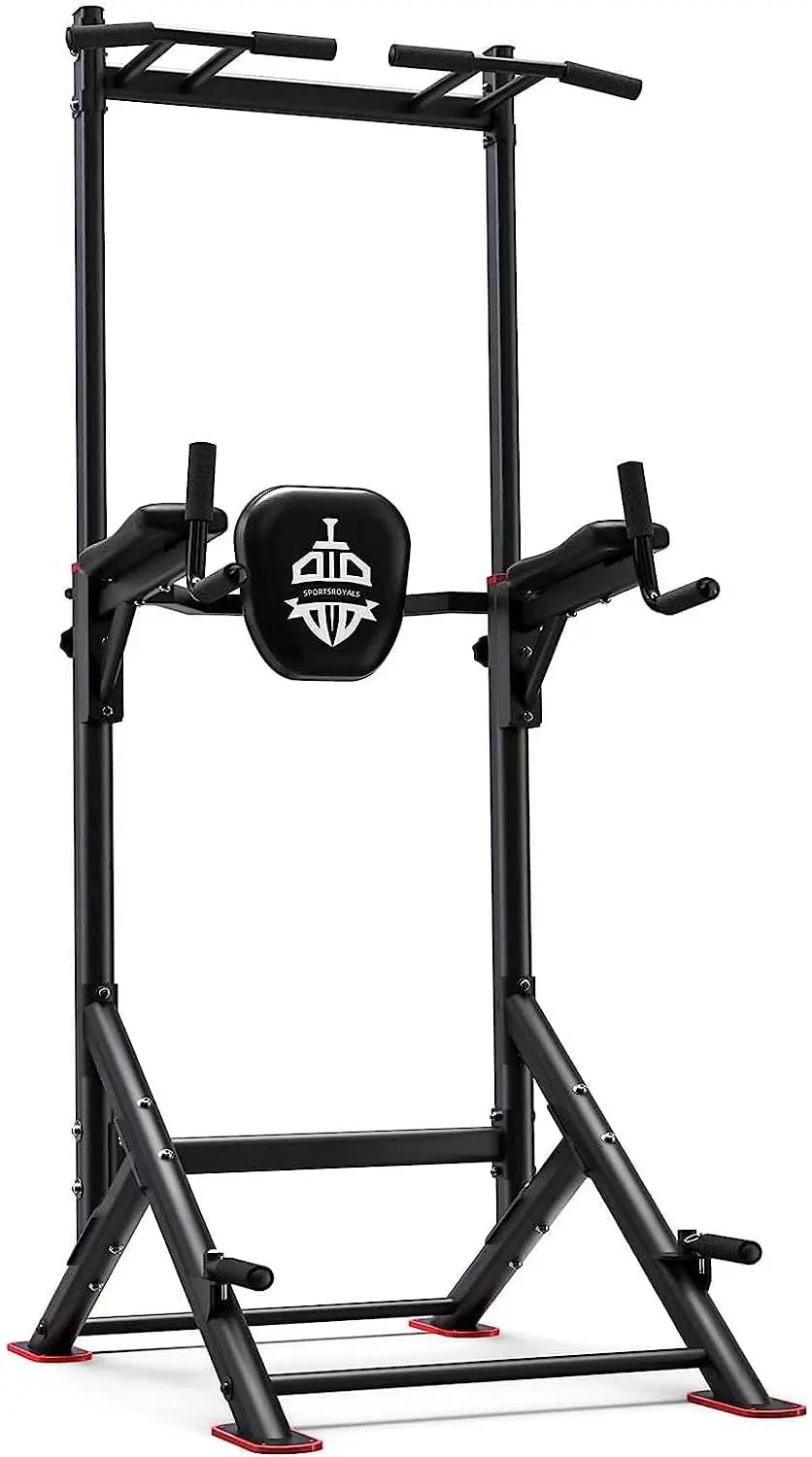 Power Tower Pull Up Dip Station Assistive Trainer Multi-Function Home Gym Strength Training Fitness Equipment 440LB