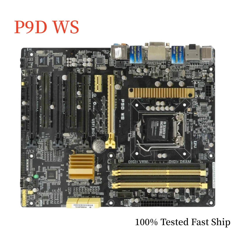 

For ASUS P9D WS Motherboard C226 Socket 1150 DDR3 ATX Mainboard 100% Tested Fast Ship