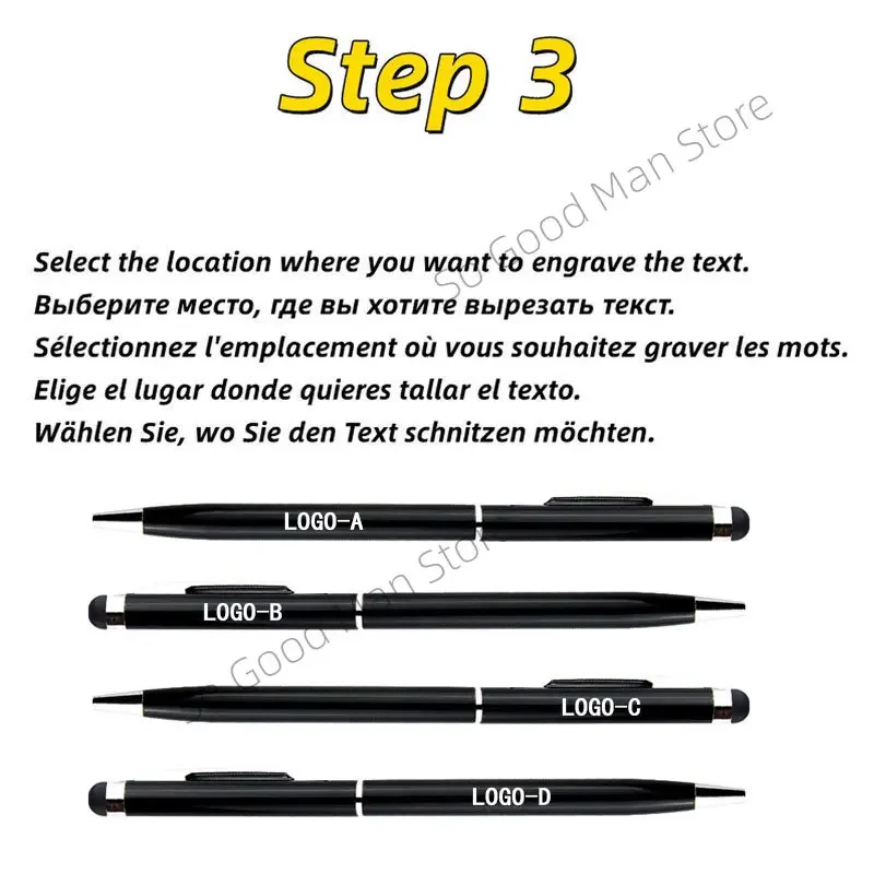 100 Stück 13-Farben Metall 2-in-1 Stift Universal Kugelschreiber benutzer definierte Logo Text Gravur Büro Schule Werbung Stift Großhandel