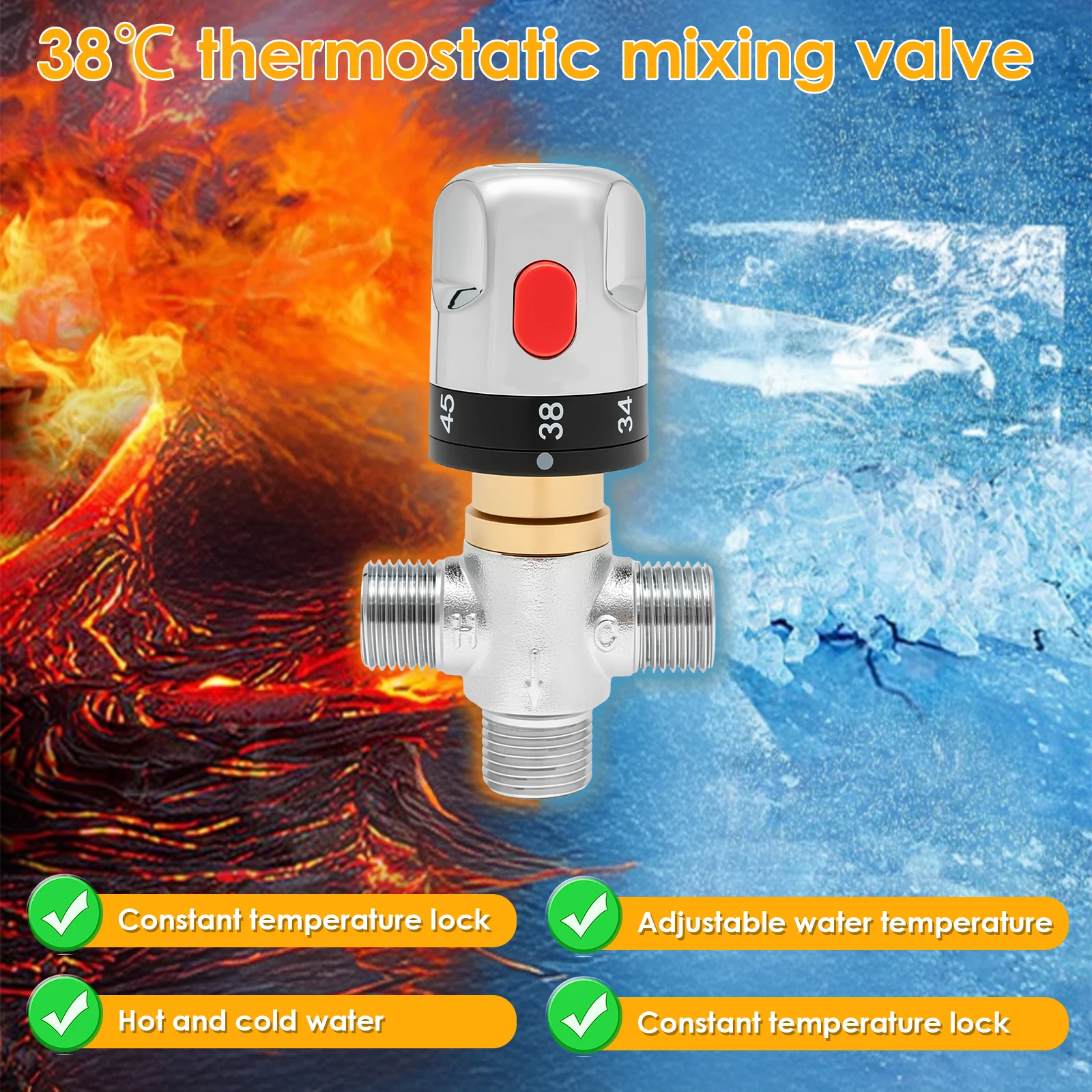 Valvola Miscelatrice Termostat - Thermostatic Shower Faucet Valve 3 Way recensione e prezzo