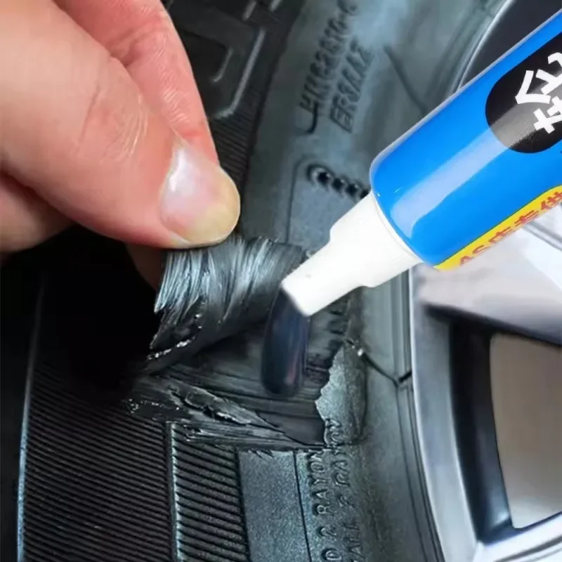 30g Car Seal Tire Glue Crack Repair Adhesive Rubber Bonding Glue Sidewall Puncture Tire Repair Kits Multifunctional Instant Glue