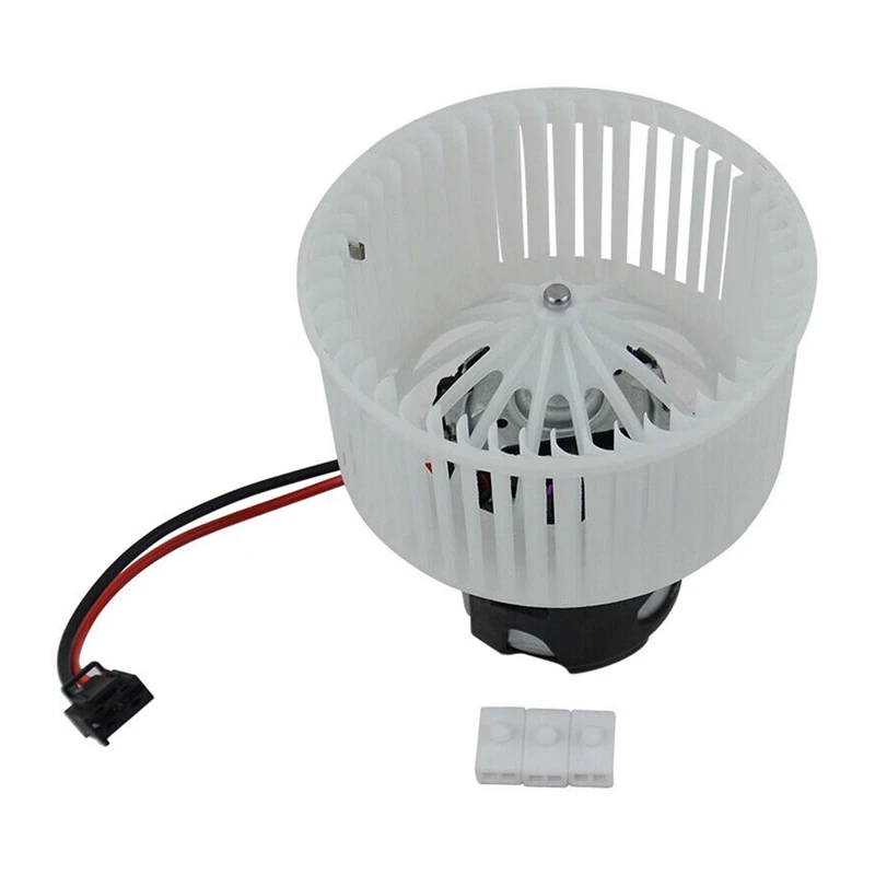 1 Pack Heater Blower Motor Fan Right Side 64119242608 White Plastic + Metal For BMW 5 6 7 SERIES F07 F10 ALPINA B6