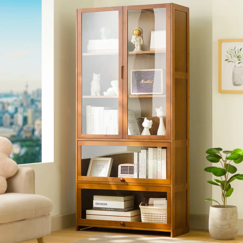 

Bookshelf Shelf Floor-to-ceiling bookcase Reading shelf Children's home living room Multi-layer storage Simple storage cabinet