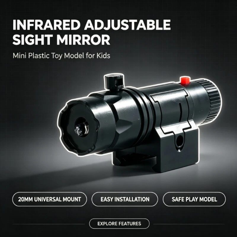 Portable Black Model Decor Lighting Unit with Mount Bracket, Easy To Assemble Illumination Module, Art Craft Ornament