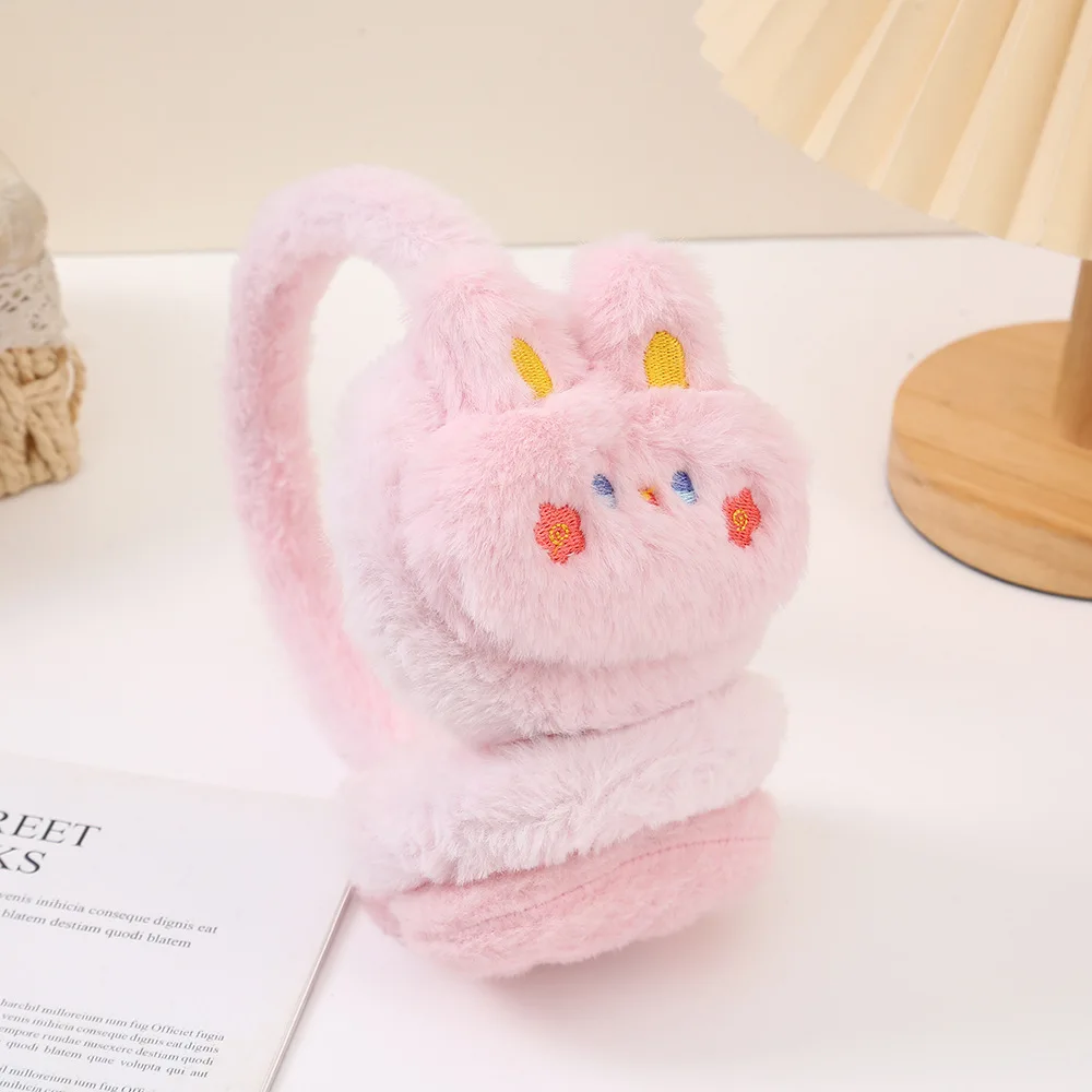 1 pz nuovi adorabili paraorecchie tengono al caldo le borse autunnali e invernali paraorecchie freddi dei cartoni animati