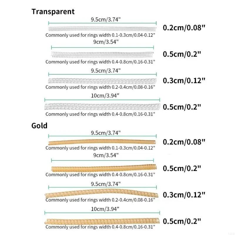 N2UE Multipurpose Craftsmanship Rings Sizings Tool Adjuster Sturdy Silicone Materials Mandrel for Perfectly Fitted Rings