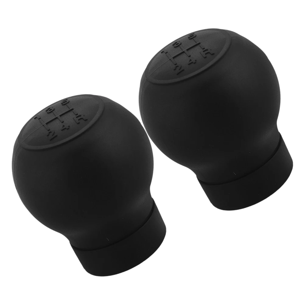 

2Pcs Universal Manual Gear Shift Cover Silicone Anti-Slip Wear Resistant Gear Stick Protector for 5-