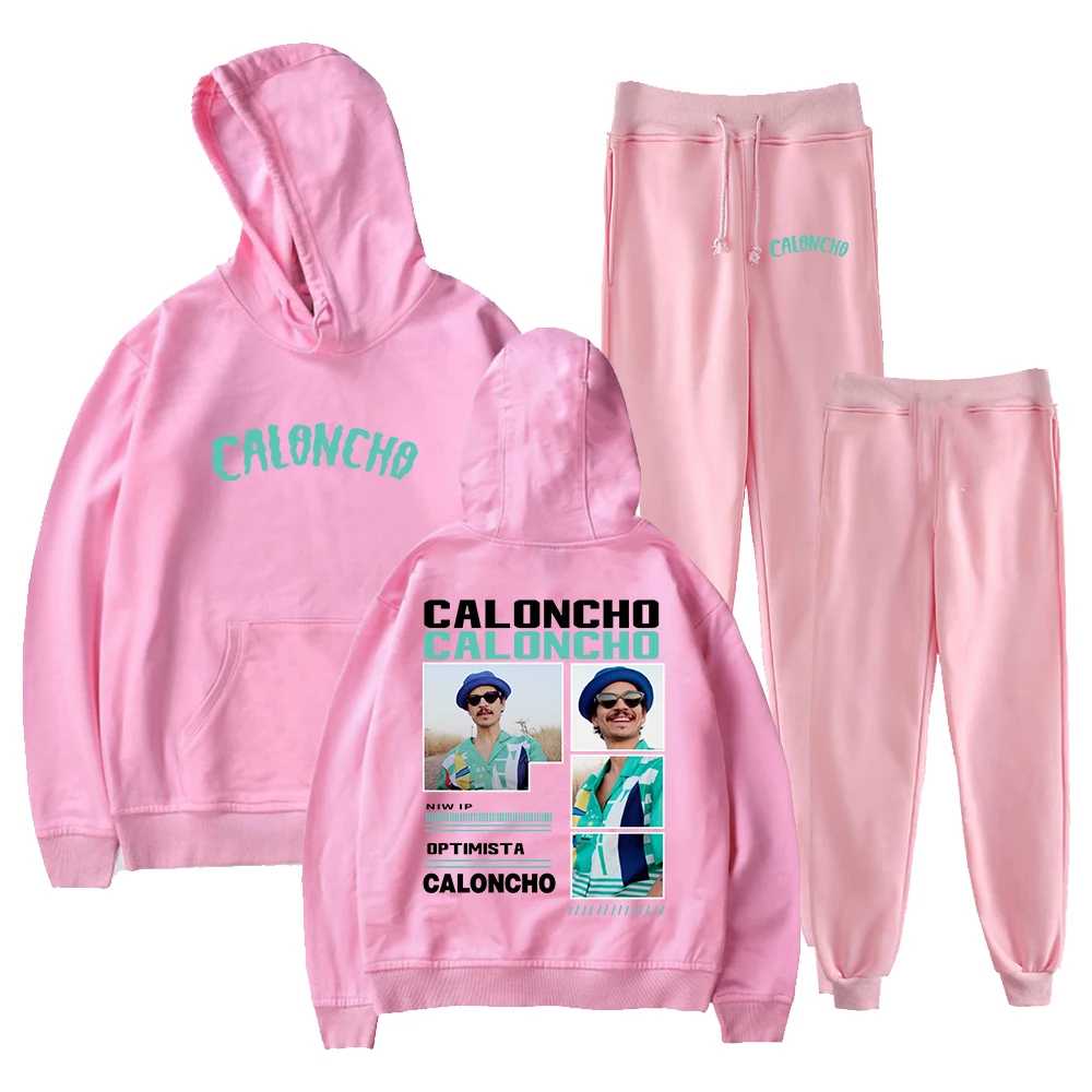 GF Caloncho خمر هوديس بنطال رياضي قطعتين مجموعة بلوزات + Sweatpants النساء الرجال الزي مجموعات #5