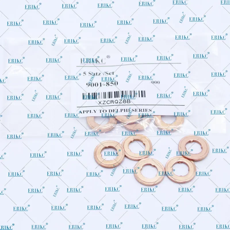 30PCS 9001-850 9001-850A 9001-850B 9001-850C 9001-850D 9001-850E 9001-850F Injector Copper Washer Shims for Delphi Injector