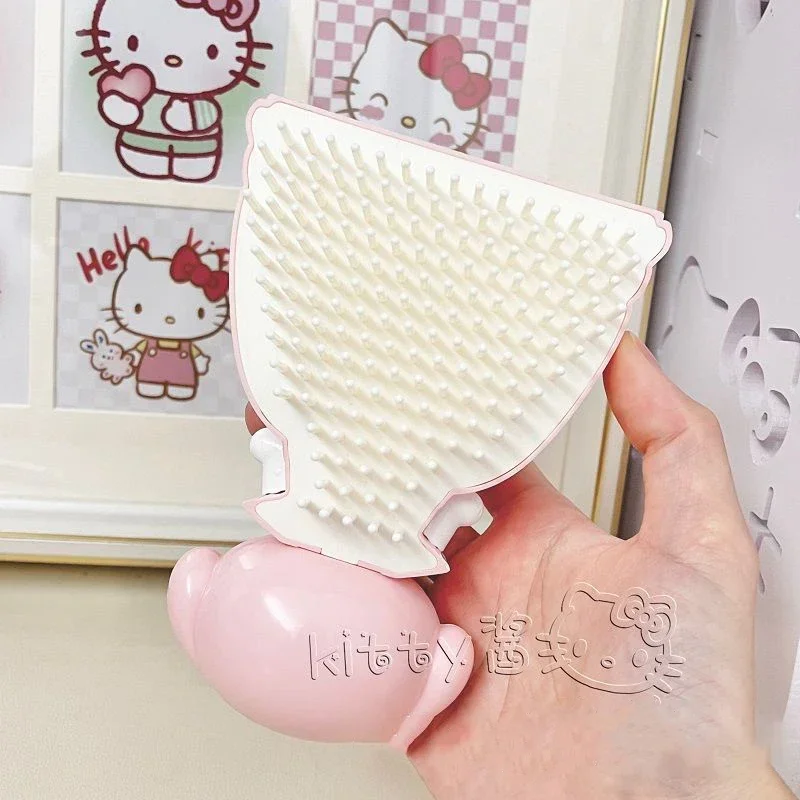 My Melody Air Cushion Comb Anime Kawaii Massage Comb Sanrio Portable Hairdressing Tools Cartoon Scalp Massagecomb Girls Gifts