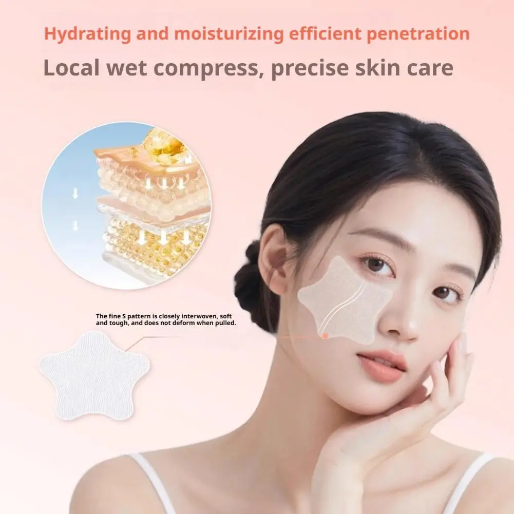 Impacco umido monouso Rimozione di punti neri Cosmetico Impacco bagnato Coperture per gli occhi Maschera facciale Strumenti per la cura della pelle