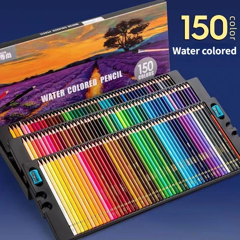 Obos 48/72/120/150/200 pcs Colored Pencil Drawing Set Watercolor and Oily Bright Color Hand-painted Professional Art Supplies