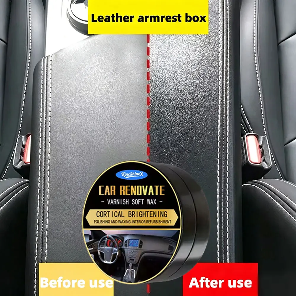 Car Interior Leather Plastic Repair Care Maintenance Oil Auto Leather Seat Sofa Bag Shoes Jacket Care Polishing Cleaning Cream