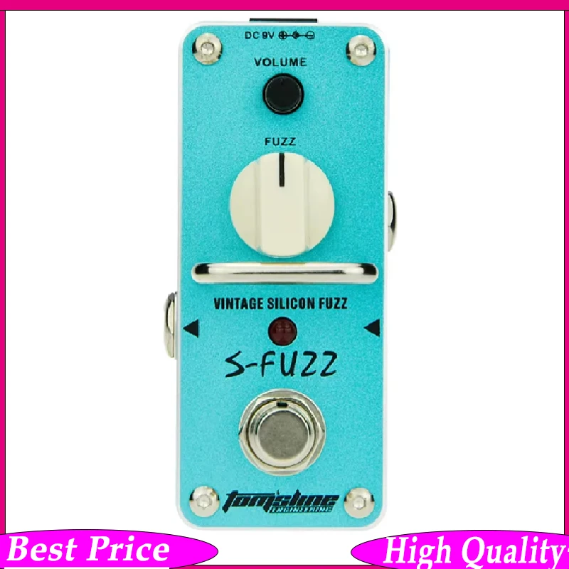 

AROMA ASF-3 Vintage Silicon Fuzz Electric Guitar Pedal Mini S-Fuzz Single Effect with True Bypass Guitar Accessories
