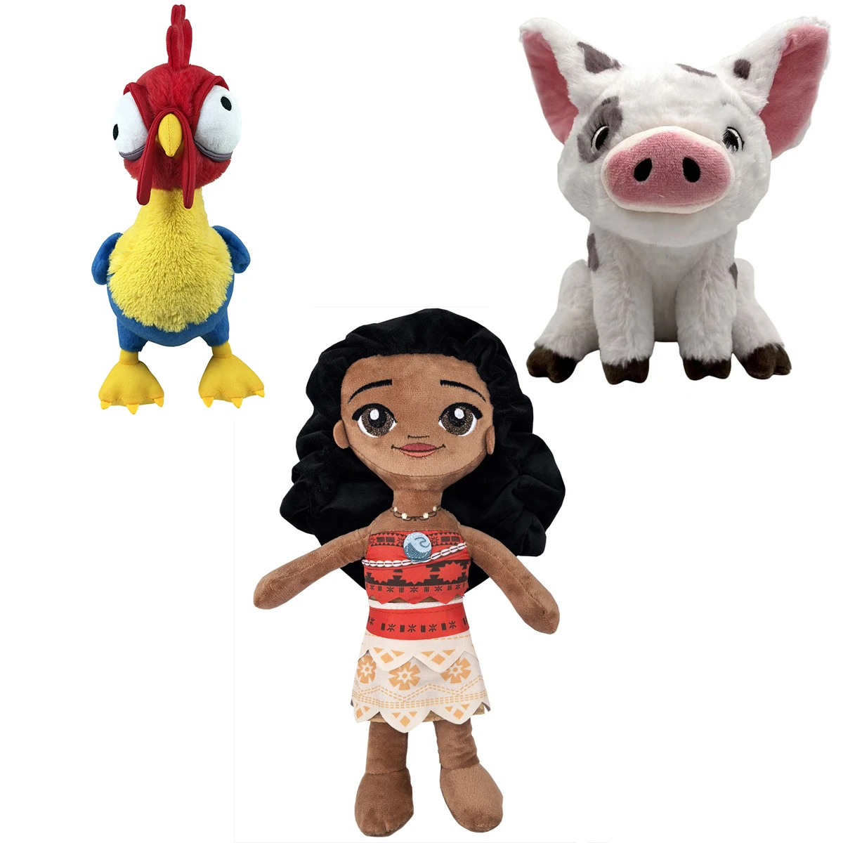 Cute Moana plush toy.Animal plush doll are soft but not easily deformed.Plush room decoration.Holiday gifts birthday gifts