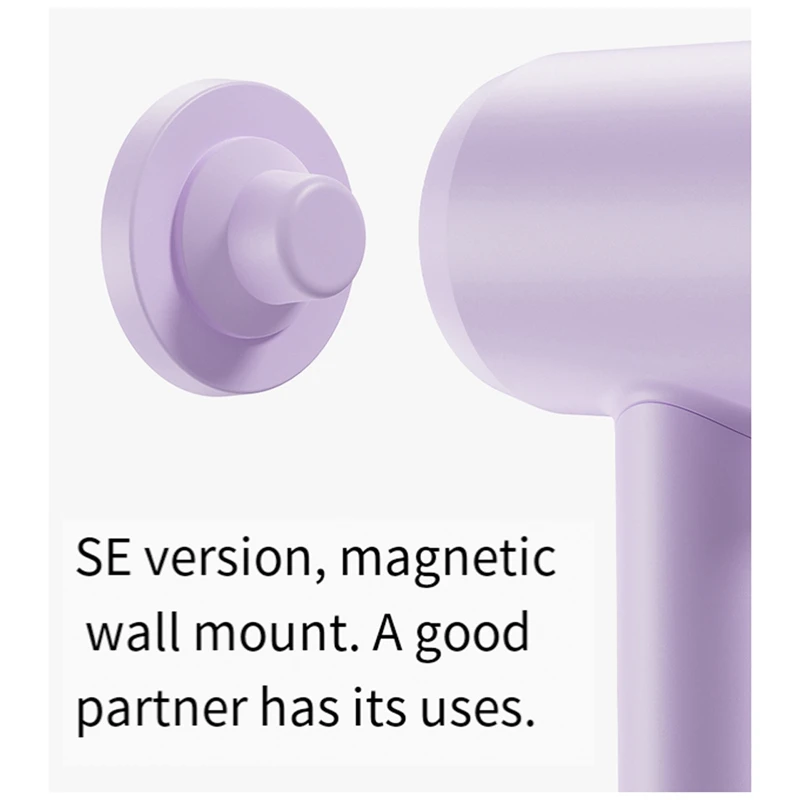 For Laifen Hair Dryer Hanger Magnetic Wall-Mounted Storage Bracket For LF03 Hair Dryer, Air Nozzle Holder Grey