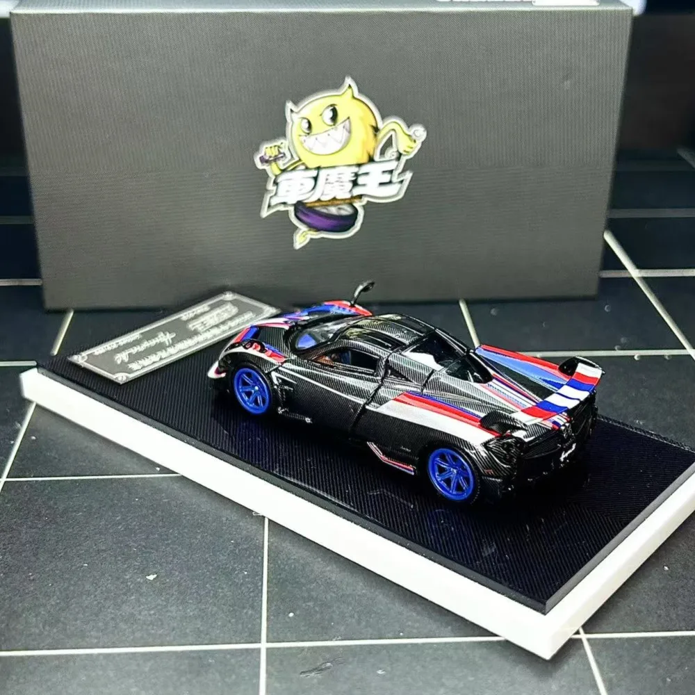 Demon King Auto 1:64 Lembrança Pagani Huayra BEIJING Auto Show Carro modelo fundido colecionável