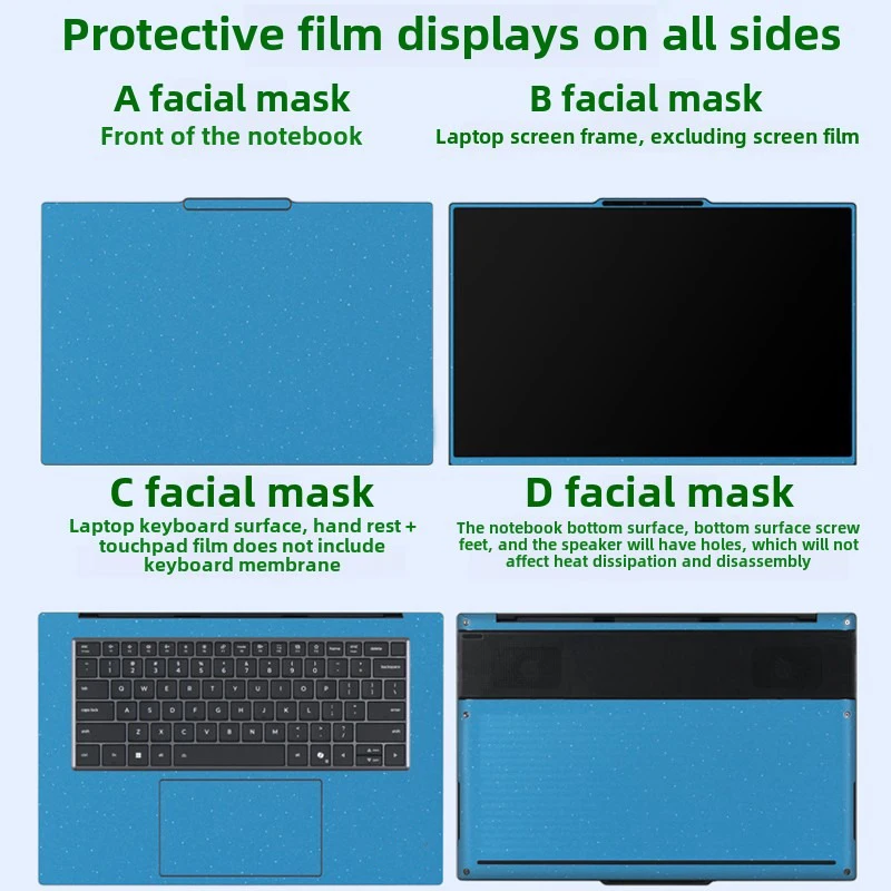 For Lenovo ThinkPad X9 15p Gen1 Aura15 body film X9-14 laptop skin sticker X9-15 vinyl printing protective film anti-scratch
