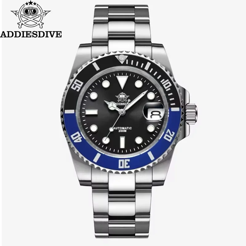 

ADDIESDIVE Automatic Watch NH35 Men Mechanical Wristwatch Luxury Ceramic Bezel Sapphire Luminous 200m Waterproof Dive Watch ﻿