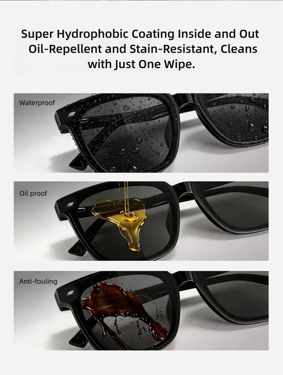 CAPONI Polarisierte Männer Sonnenbrille Outdoor Fahren Einteilige Linsen Quadratische Sonnenbrille Anti Glare UV400 Schützen Schwarz Schatten CP35709 – Detail 20