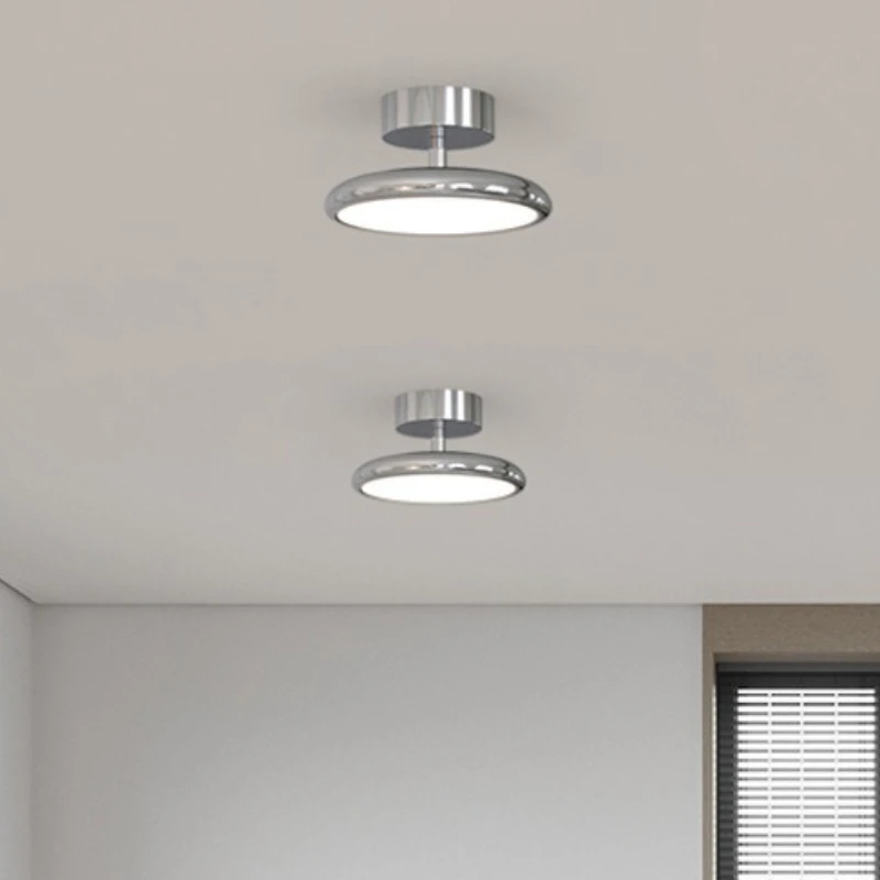 

Светодиодный потолочный светильник для коридора, современный минималистичный креативный входной светильник, регулируемый персонализированный светильник для балкона, НЛО