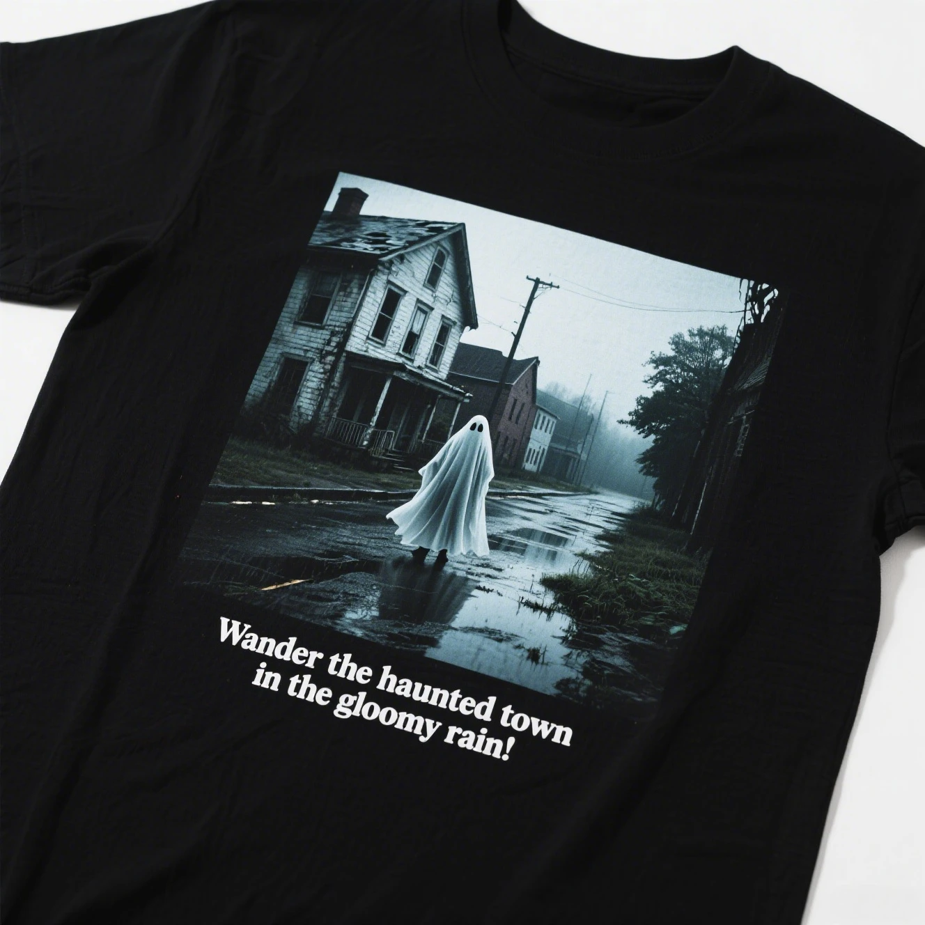 

Rainy Monster Graphic Printing Summer Luxury Brand Cotton Men's and Women's T-Shirts Short Sleeves Street Fashion Clothing