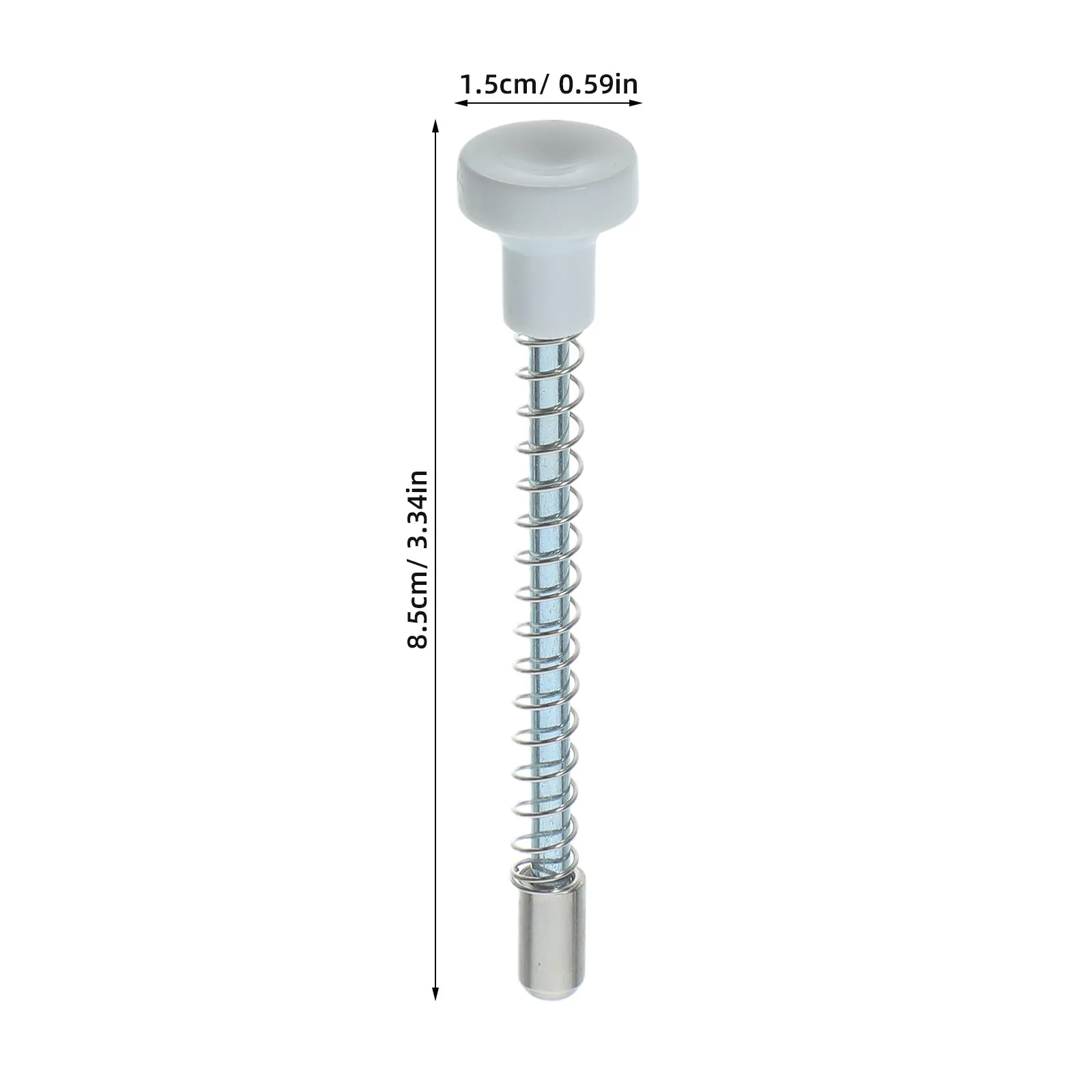 6Pcs Baby Crib Parts Spring Latch Pins 3.35x0.59in Steel Adjustable Bed Rail Connector Fastening Pins Nursery Furniture view 3