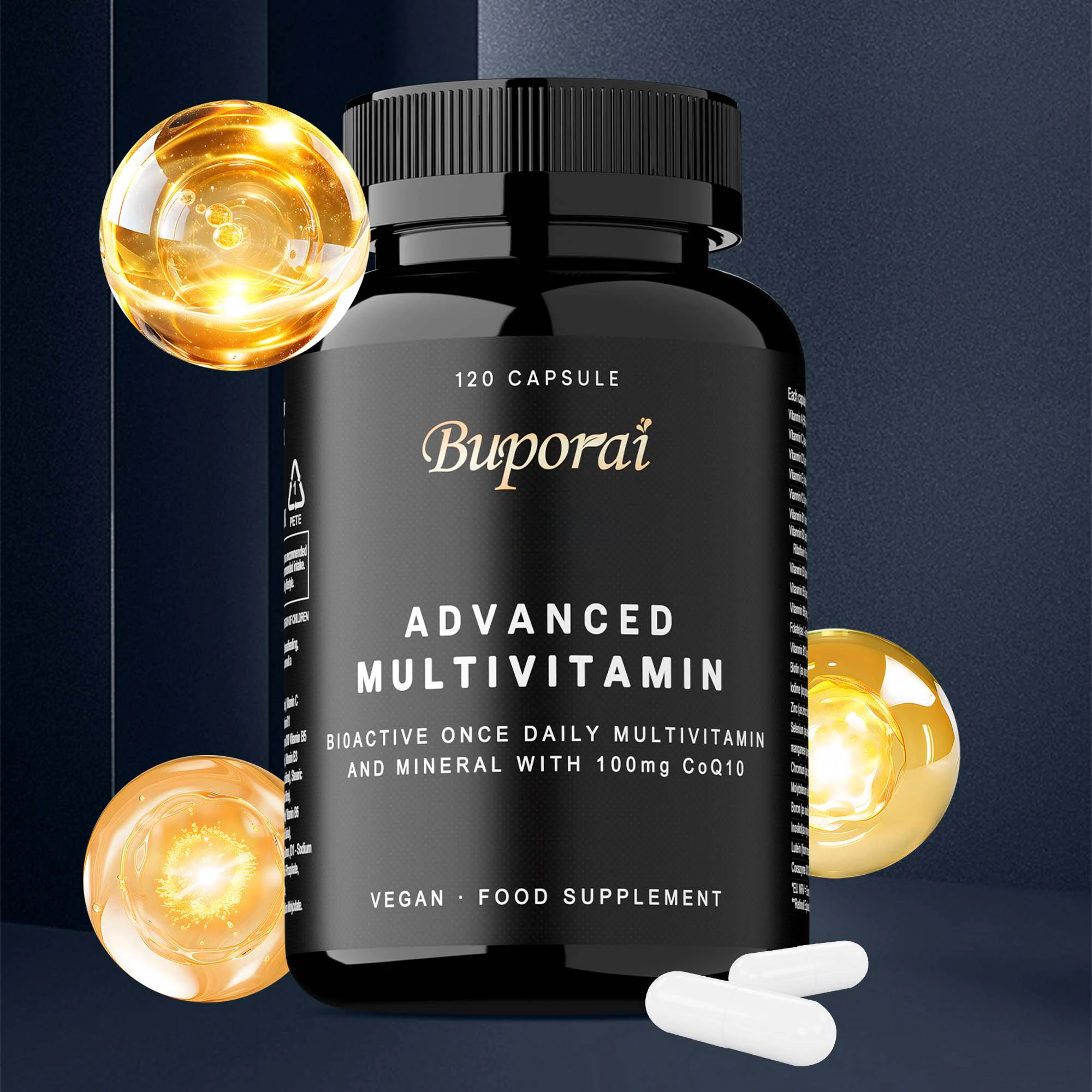 

Multivitamin - Supports Daily Wellness and Immune Health, Energy Production, Cell Regeneration, Heart and Brain Function