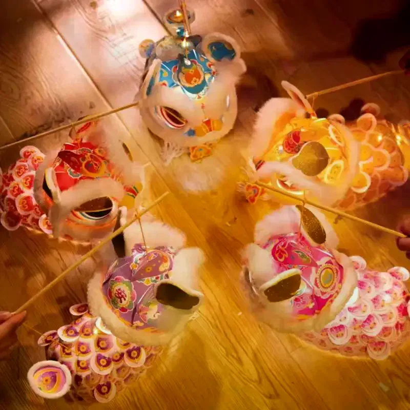 

Набор для изготовления фонаря «Год Лошади» своими руками, фонарь «Лошадь» к Новому году 2026, фонарь «Танец льва», фонарь для Весеннего фестиваля, подвесное украшение