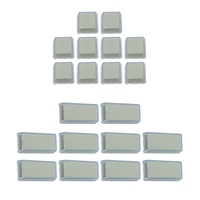 10pcs Double-layer Keycaps Transparent Keycaps Removable Paper Clips MX Relegendable Keycap Protect