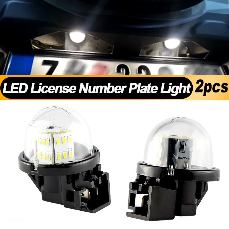 

2 шт. безошибочные светодиодные фонари подсветки номерного знака для Suzuki Jimny JB64 400 Burgman 2003-2006, 3-х светодиодные лампы подсветки номерного знака Tokaidenso