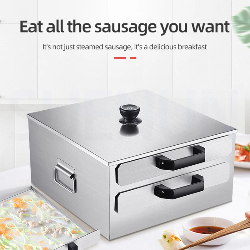 سعة كبيرة الفولاذ المقاوم للصدأ الأرز المعكرونة باخرة الشعيرية باخرة درج نوع الأرز المعكرونة باخرة