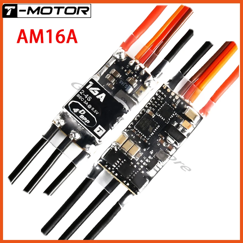 

T-Motor AM16A F3P 3d/4d Высокая частота обновления 2-4s Lipo 40a 20a 16a 10a Bec бесщеточный Esc для многоосевого дрона летательных аппаратов