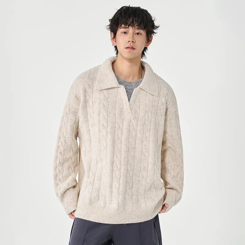 

Autumn Winter New Men's Outdoor Sports Leisure Hoodie Sweater Comfortable Versatile Breathable Fashionable Trendy Collar Top