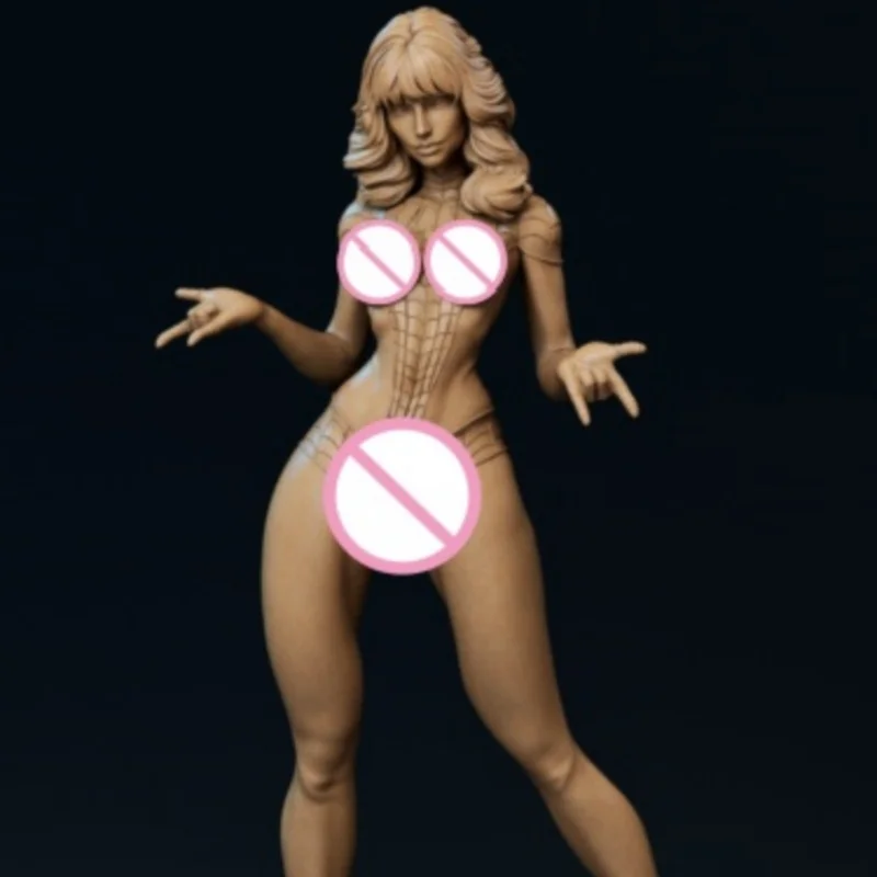 

Spinneret Mary Jane NSFW Full Resin Figure Model Kit 1/24 Scale 75mm Assemble Miniature Unassembled Unpainted Diorama Toy