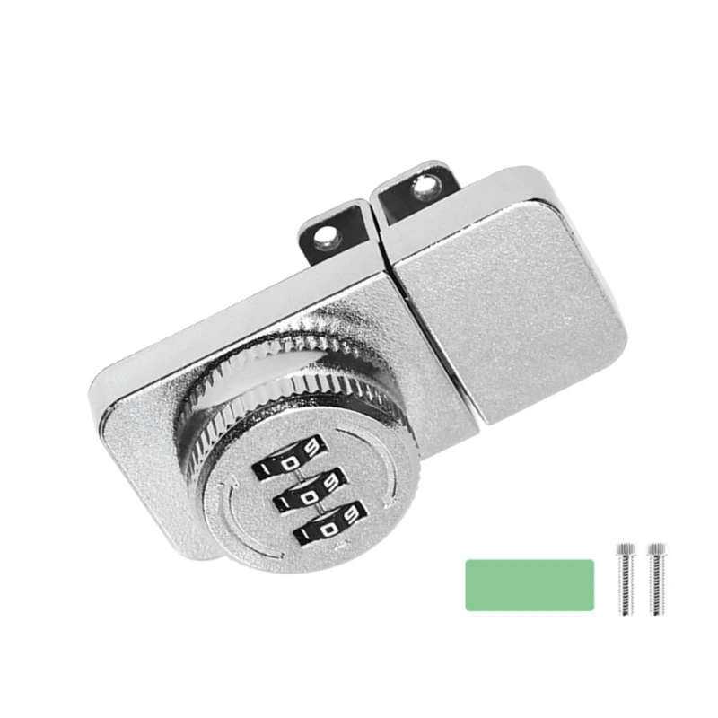 Armário Keyless Lock 3Digit Combination Drawer Lock Travas rotativas fáceis instalar