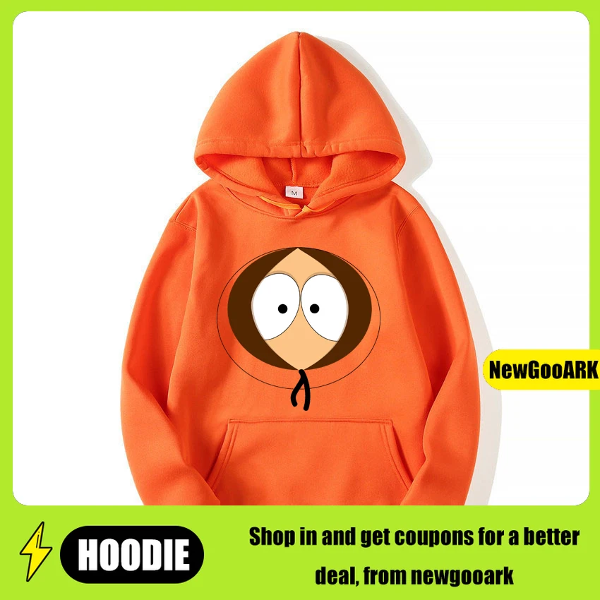 LE Kenny McCormick Autumn/Winter New Casual Sports Hoodie for Men and Women Couple Street Fashion Hoodie