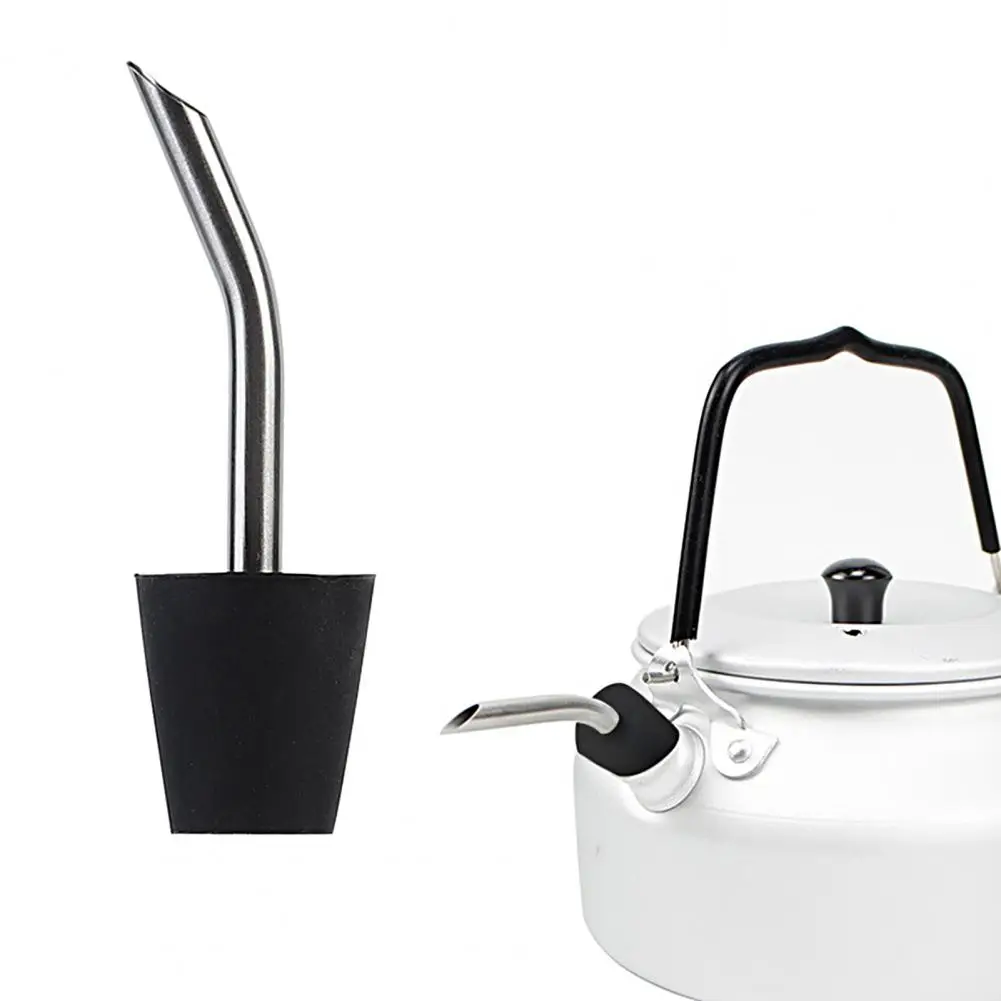Kettle Mouth Teapot Nozzle  Stainless Steel Coffee Pot Extension Thin Tube Camping Picnic Kettle Spout Hand Drip Filter Spouts