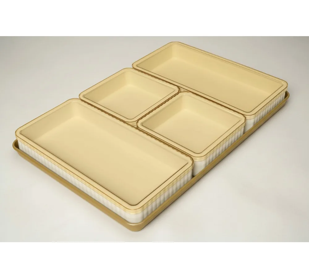 

Набор для выпечки с антипригарным покрытием, 9 предметов, с силиконовыми подносами и крышками, безопасный для духовки 450 ° F для домашних пекарей