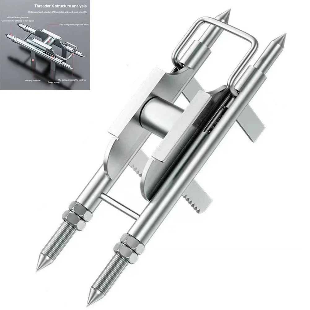 

Cable Pulling Aid Professional Pull Wire Assistant Pulling Auxiliary Device for Single-Person Threading Wire