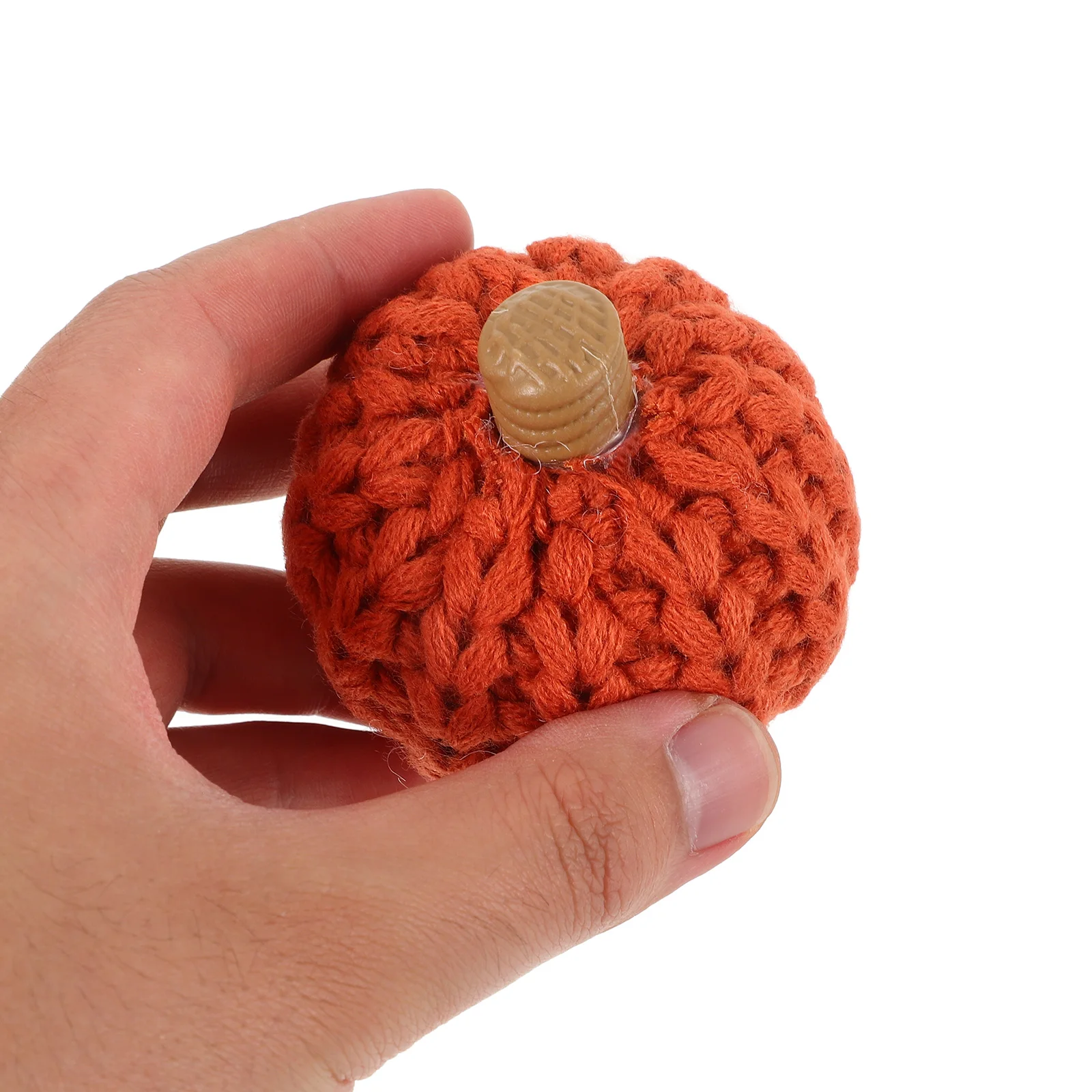 

Simulation Pumpkin Adornment Knitted Decorative Harvest Festival Thanksgiving Tabletop Photo Props Pumpkin Decor