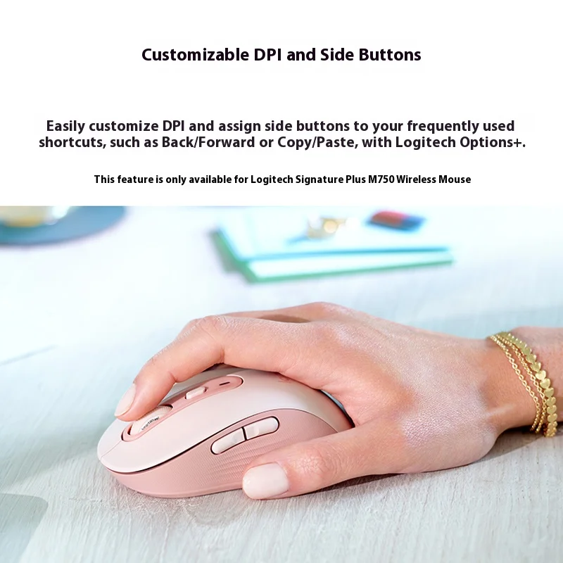 Logitech M750/G304 ratón inalámbrico Bluetooth ordenador de oficina silencioso Apple notebook interruptor perno receptor juego e-sports mouse