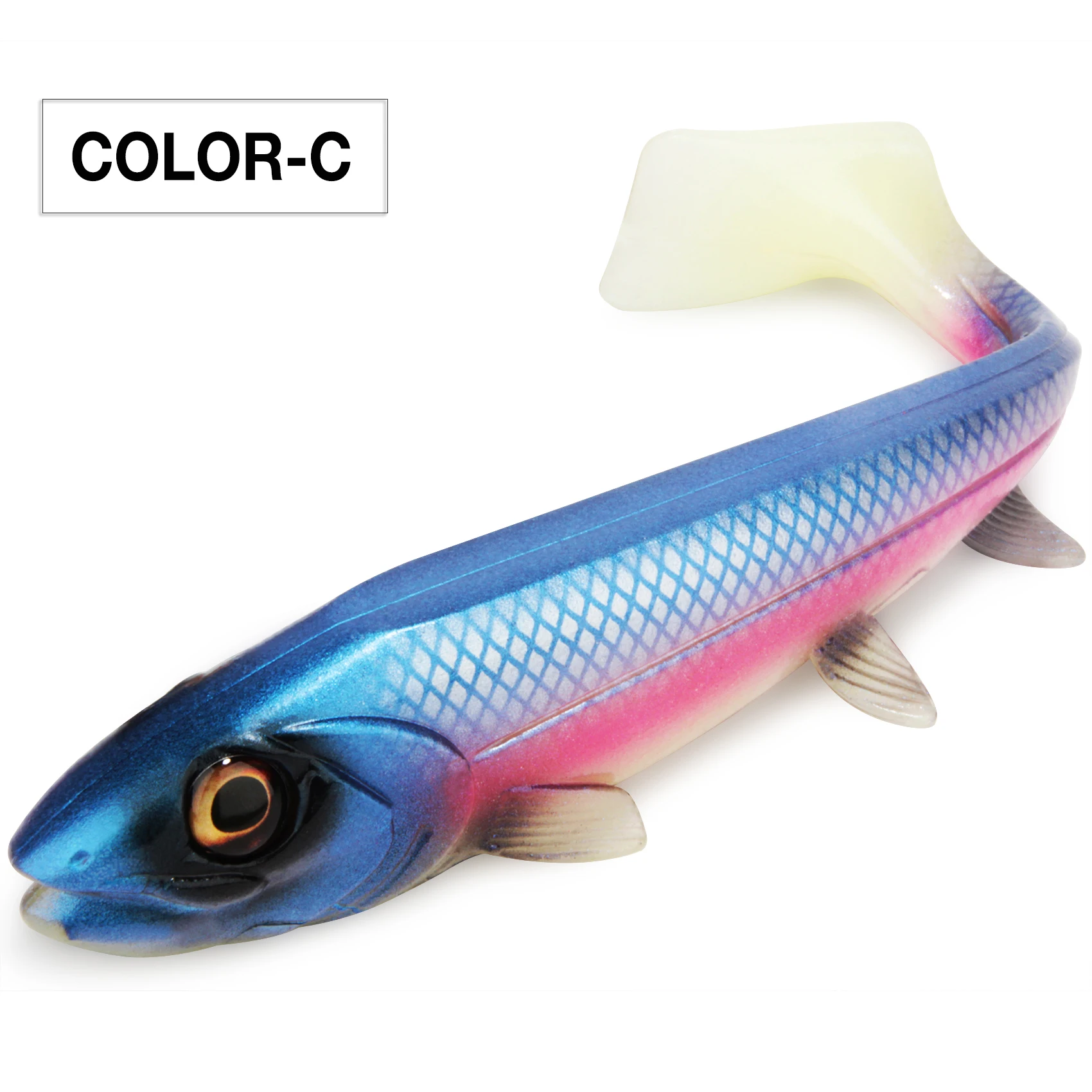 Spinpoler Bombshad Square Tail Swimbait Shad Hechtköder 14 cm 18 cm Druck Silikon künstlich für Big Catch Meeresangeln Wobbler