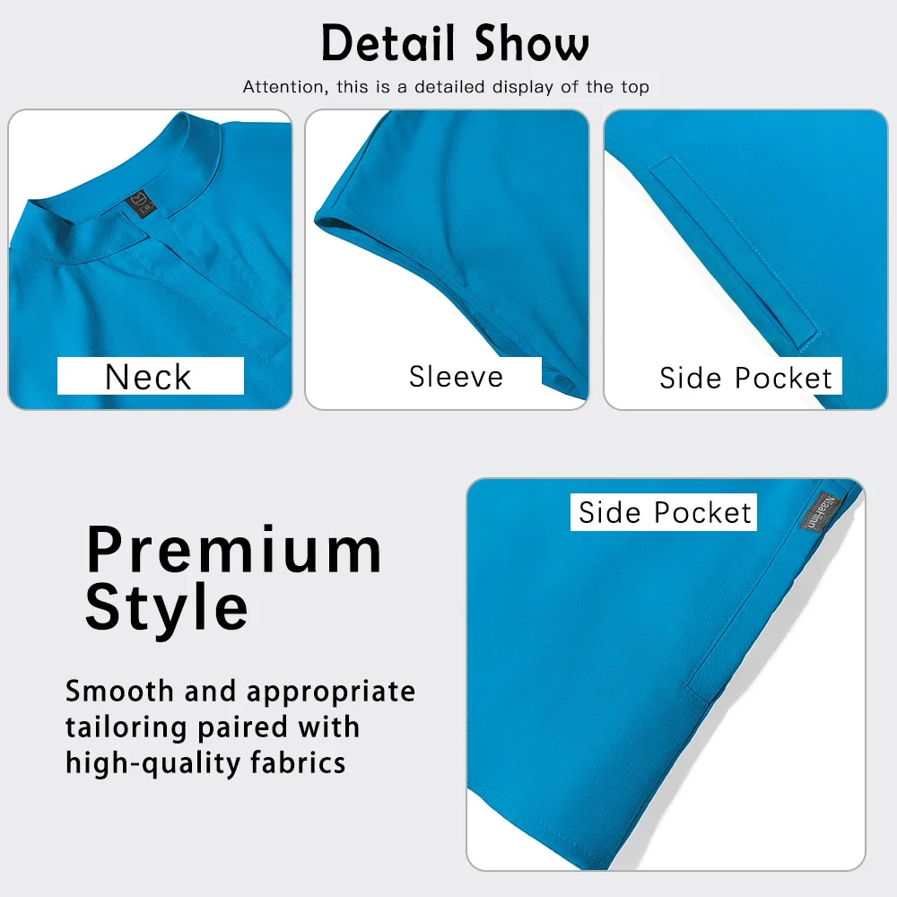 Fashion Beauty Spa Uniforms Medical Doctor Uniform Women Nursing Clothes Dentistry Costume Clinical Scrubs Set Surgical Workwear